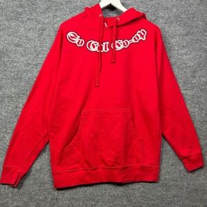 Independent Socal-Coop X The Syndicate Hoodie Men's Red Drawstring - Large